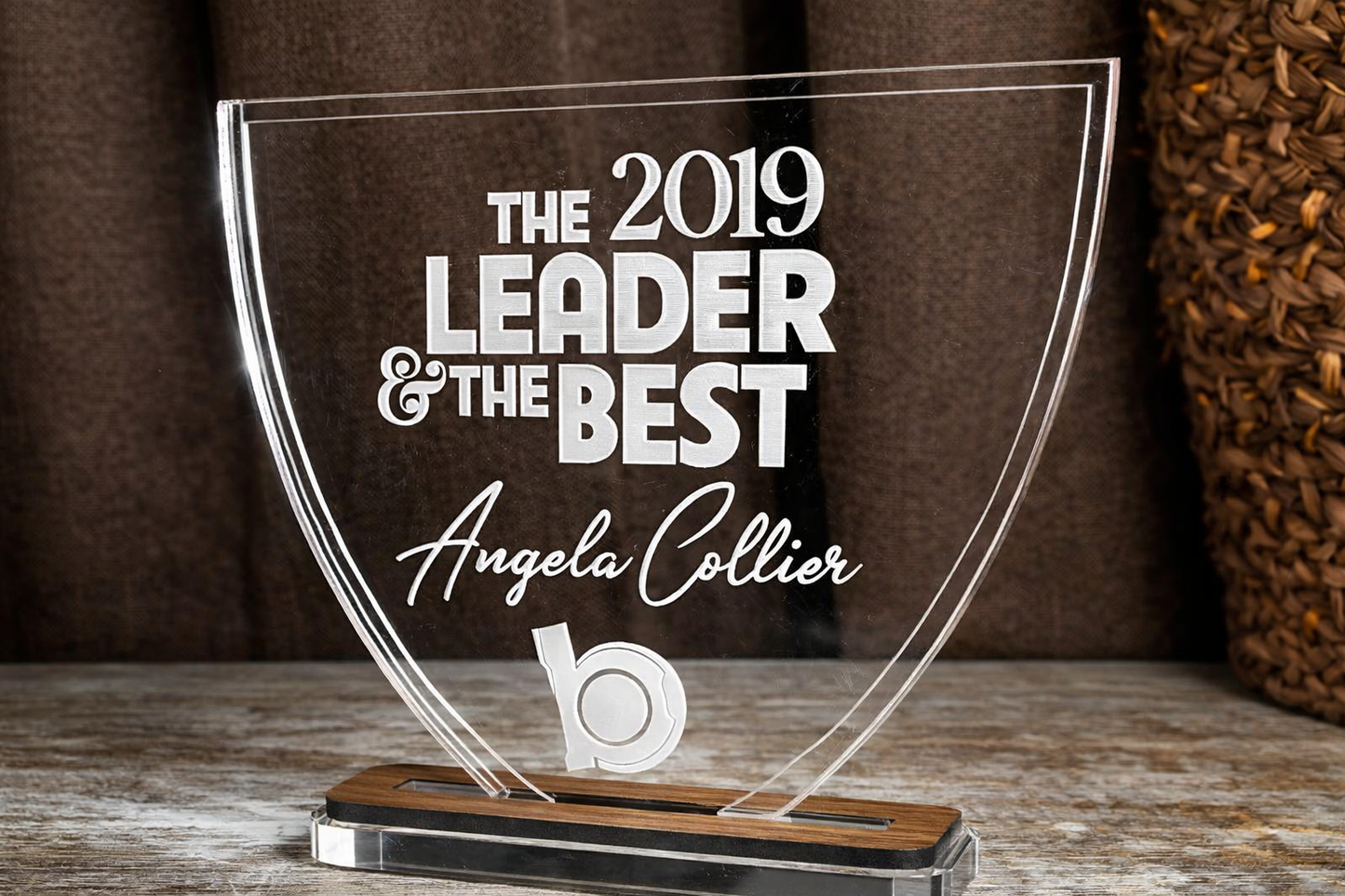 Custom Wood & Acrylic Recognition Award