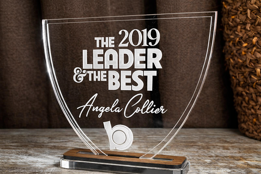 Custom Wood & Acrylic Recognition Award