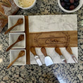 Load image into Gallery viewer, Marble & Acacia Charcuterie Board – 11 Piece Gift Set
