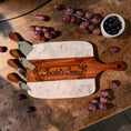 Load image into Gallery viewer, Artisan Marble & Acacia Serving Set: A Personalized Entertaining Essential
