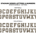 Load image into Gallery viewer, Stadium Series Letter or Number – Personalized Sports Decor
