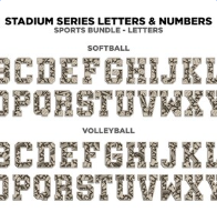 Stadium Series Letter or Number – Personalized Sports Decor